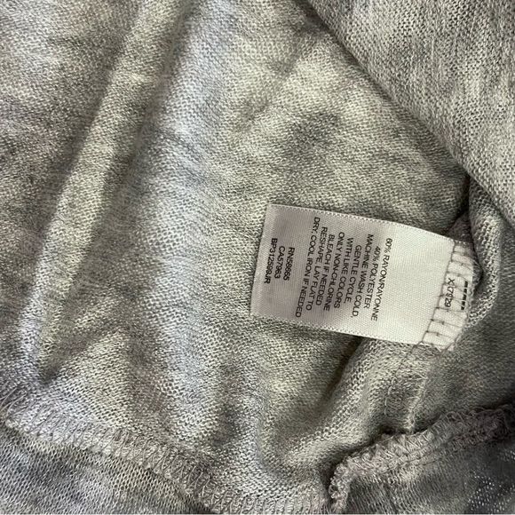 New Nordstroms B.P. Light Weight Heather Gray 3/4 Sleeve Shirt with Hood - Picture 6 of 10